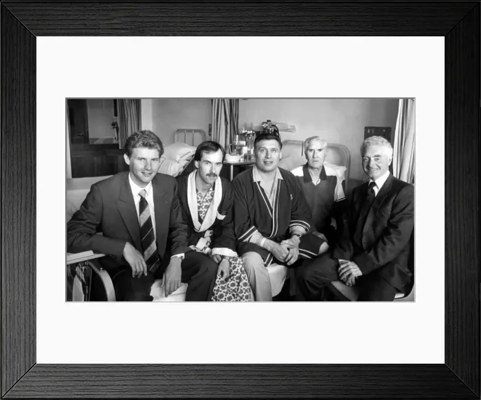 Framed Print : Athlete Steve Cram Steve Cram becomes the British Heart Foundation