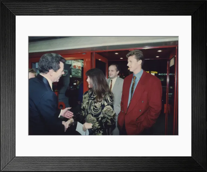 Framed Print : Athlete Steve Cram Steve Cram arrives at the Odeon Cinema in Newcastle with Framed Print : Athlete Steve Cram Steve Cram arrives at the Odeon Cinema in Newcastle with