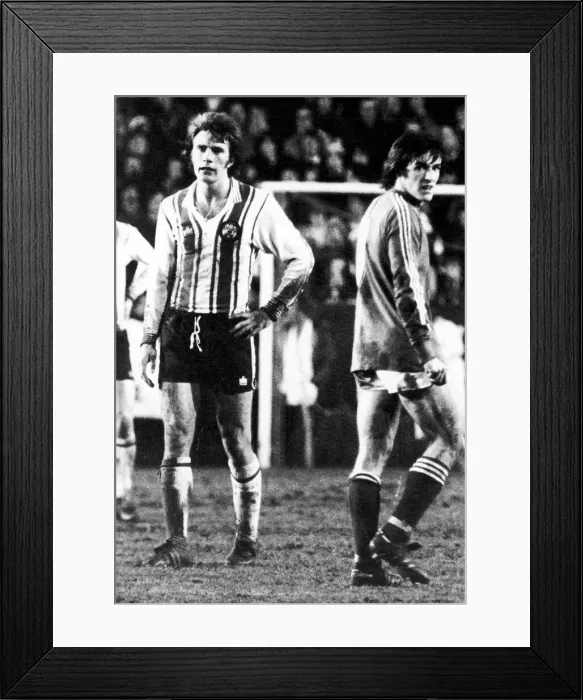 Framed Print : Southampton 2-1 Anderlecht, European Cup Winners Cup 2nd leg match at The Dell Framed Print : Southampton 2-1 Anderlecht, European Cup Winners Cup 2nd leg match at The Dell
