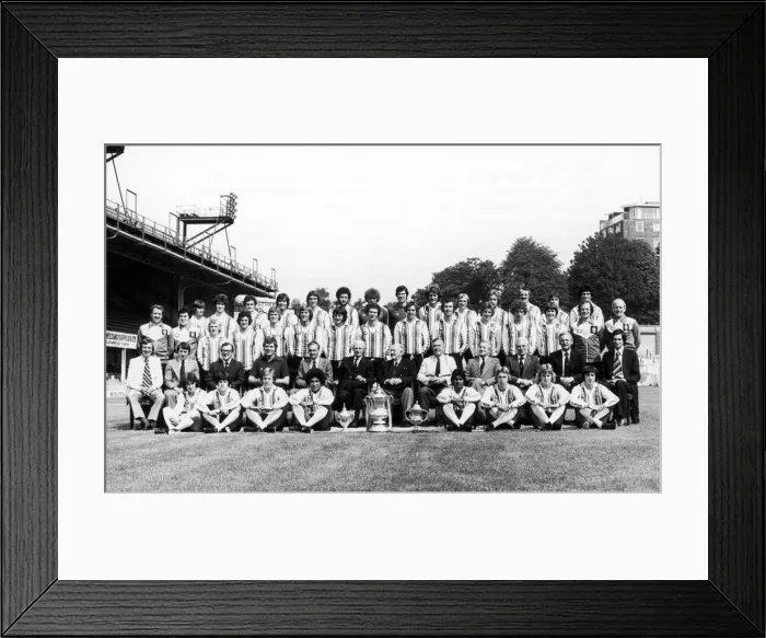 Framed Print : Southampton FC pre season photocall, 1st August 1976