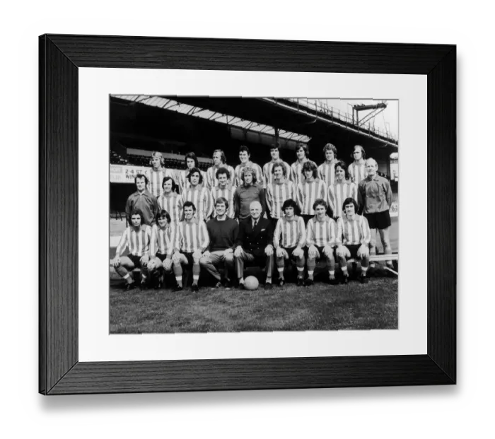 Framed Print : Southampton FC pre seaon photocall, 1st August 1973 Framed Print : Southampton FC pre seaon photocall, 1st August 1973