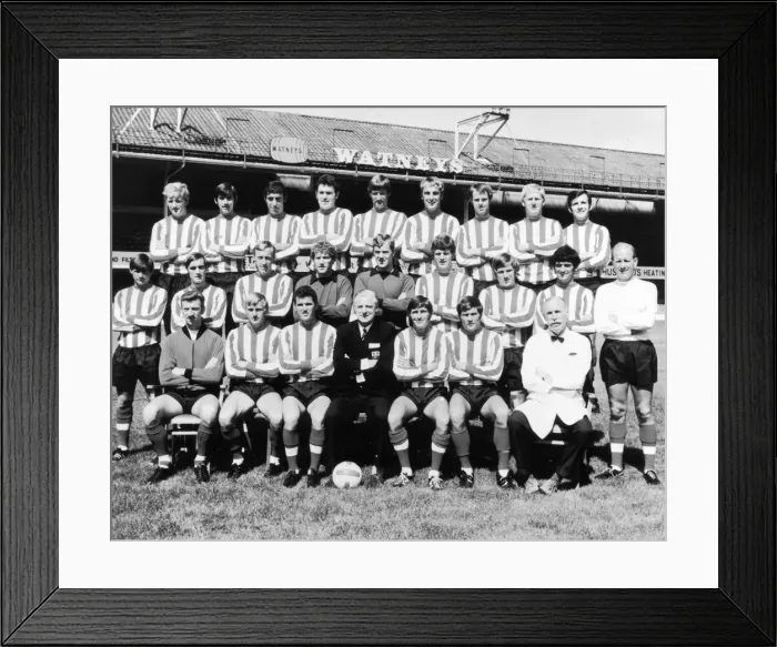 Framed Print : Southampton FC Pre Season Photocall July 1969
