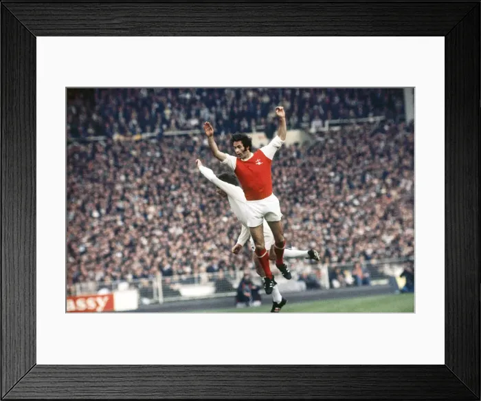 Framed Print : FA Cup Final at Wembley Stadium. Leeds 1 v Arsenal 0. 6th May 1972 George Framed Print : FA Cup Final at Wembley Stadium. Leeds 1 v Arsenal 0. 6th May 1972 George
