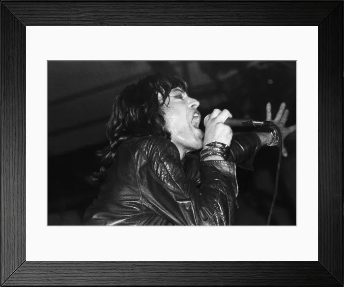 Framed Print : Mick jagger and the Rolling Stones seen here on stage at Granby Halls in Leicester Framed Print : Mick jagger and the Rolling Stones seen here on stage at Granby Halls in Leicester