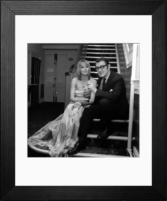 Framed Print : Miss World, Belinda Green on a visit to Tyneside on 10th January, 1973 Framed Print : Miss World, Belinda Green on a visit to Tyneside on 10th January, 1973