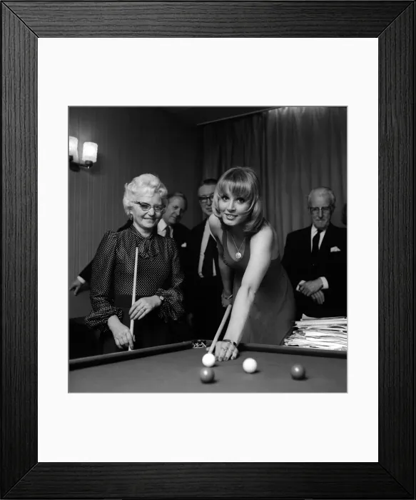 Framed Print : Miss World, Belinda Green on a visit to Tyneside on 10th January, 1973 Framed Print : Miss World, Belinda Green on a visit to Tyneside on 10th January, 1973