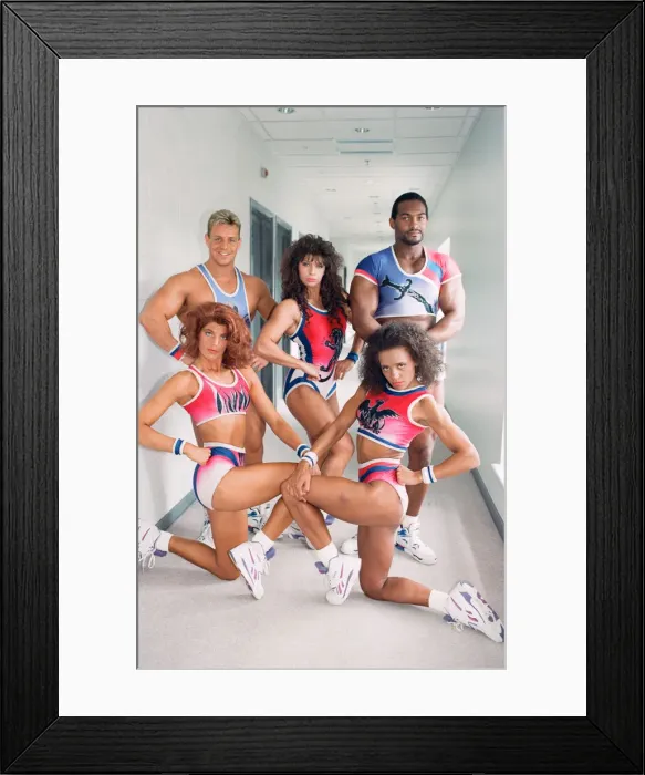 Framed Print : Gladiators Photocall. 20th June 1992. Cobra - Michael Willson Flame - Kimbra Framed Print : Gladiators Photocall. 20th June 1992. Cobra - Michael Willson Flame - Kimbra