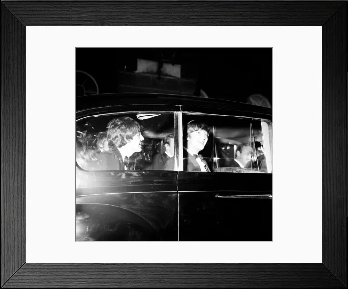 Framed Print : Northern premier of The Beatles film A Hard Days Night Framed Print : Northern premier of The Beatles film A Hard Days Night