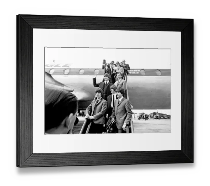 Framed Print : The Beatles in Liverpool for the Premier of a Hard Days Night Framed Print : The Beatles in Liverpool for the Premier of a Hard Days Night