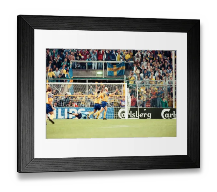 Framed Print : Sweden v England, European Championship Match, Group Stage, Group 1, Rundastadion, Solna Framed Print : Sweden v England, European Championship Match, Group Stage, Group 1, Rundastadion, Solna