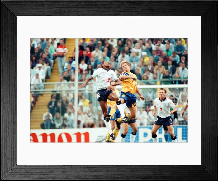 Framed Print : Sweden v England, European Championship Match, Group Stage, Group 1, Rundastadion, Solna