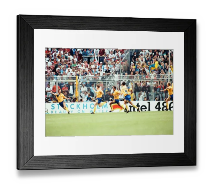 Framed Print : Sweden v England, European Championship Match, Group Stage, Group 1, Rundastadion, Solna Framed Print : Sweden v England, European Championship Match, Group Stage, Group 1, Rundastadion, Solna