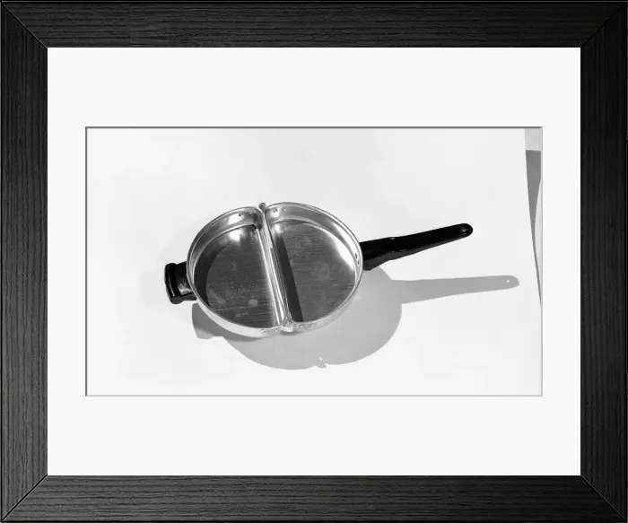 Framed Print : Double Omelette Pan, January 1956