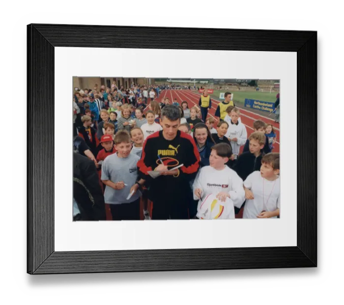 Framed Print : Athlete Jonathan Edwards Jonathan Edwards after winning a 100 metres sprint Framed Print : Athlete Jonathan Edwards Jonathan Edwards after winning a 100 metres sprint