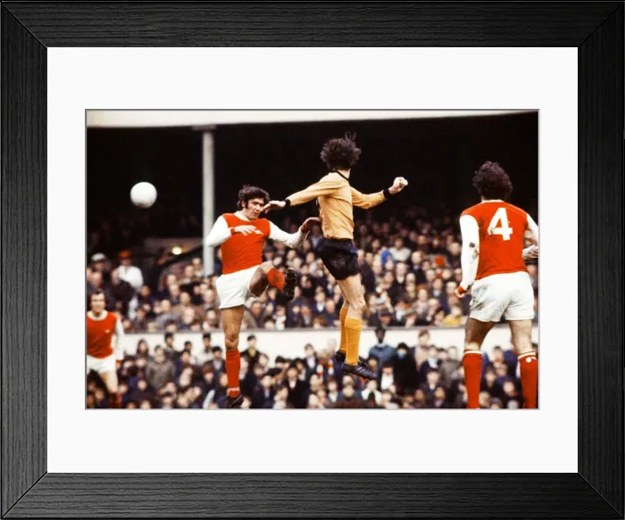 Framed Print : English League Division One match at Highbury. Arsenal 2 v Wolverhampton Wanderers Framed Print : English League Division One match at Highbury. Arsenal 2 v Wolverhampton Wanderers