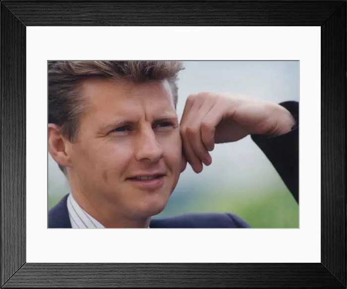 Framed Print : Athlete Steve Cram A general headshot of Steve Cram looking thoughtful 28