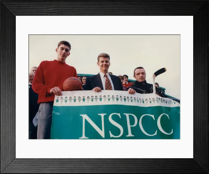 Framed Print : Athlete Steve Cram Steve Cram at the launch of the Newcastle Arena