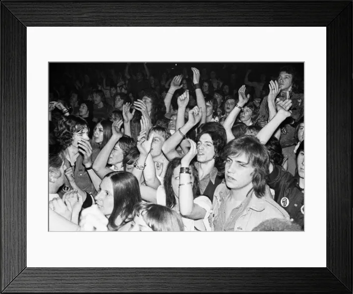 Framed Print : The Rolling Stones on stage at Leicester. (Picture Framed Print : The Rolling Stones on stage at Leicester. (Picture
