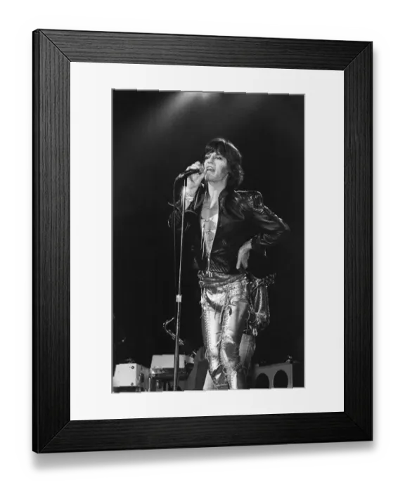 Framed Print : Rolling Stones on stage in concert at Earls Court. (Picture