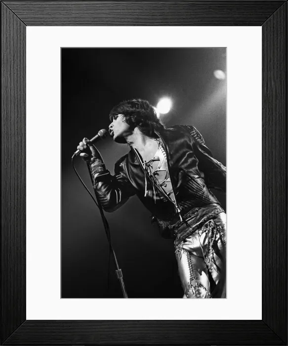 Framed Print : Rolling Stones on stage in concert at Earls Court. 23rd May 1976 Framed Print : Rolling Stones on stage in concert at Earls Court. 23rd May 1976