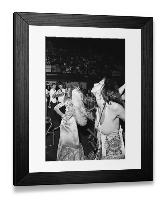 Framed Print : Rolling Stones on stage in concert at Earls Court. (Picture Framed Print : Rolling Stones on stage in concert at Earls Court. (Picture