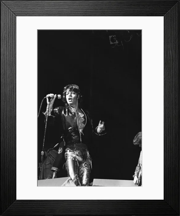 Framed Print : Rolling Stones on stage in concert at Earls Court. (Picture Framed Print : Rolling Stones on stage in concert at Earls Court. (Picture