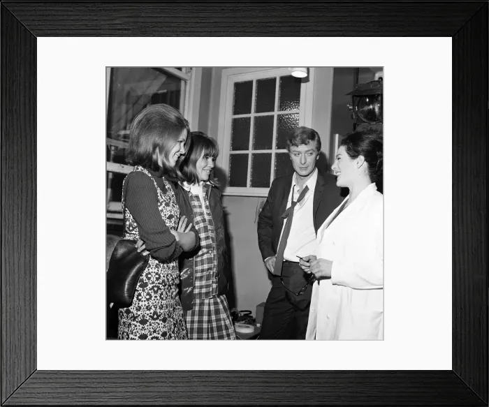 Framed Print : Actor Michael Caine pictured during the shooting of the film Alfie at the Old Royal Framed Print : Actor Michael Caine pictured during the shooting of the film Alfie at the Old Royal