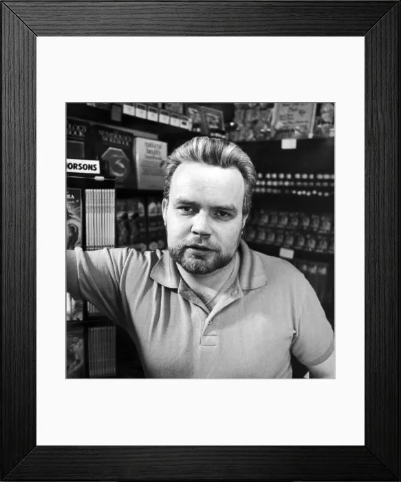 Framed Print : Steven Culbert, Coventry Psychic and author, pictured at his shop Framed Print : Steven Culbert, Coventry Psychic and author, pictured at his shop