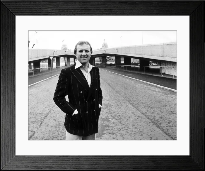 Framed Print : Bobby Moore at Wembley before the Wembley cup final Framed Print : Bobby Moore at Wembley before the Wembley cup final