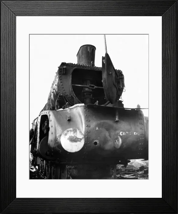Framed Print : One one of the giants of the railway - now just a skeleton remains waiting to be broken Framed Print : One one of the giants of the railway - now just a skeleton remains waiting to be broken