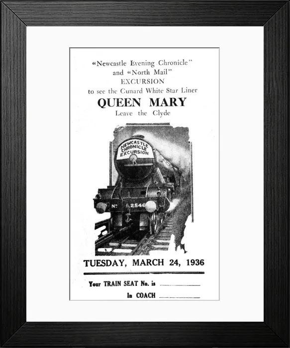 Framed Print : A picture of a ticket from the Newcastle Evening Chronicle Framed Print : A picture of a ticket from the Newcastle Evening Chronicle
