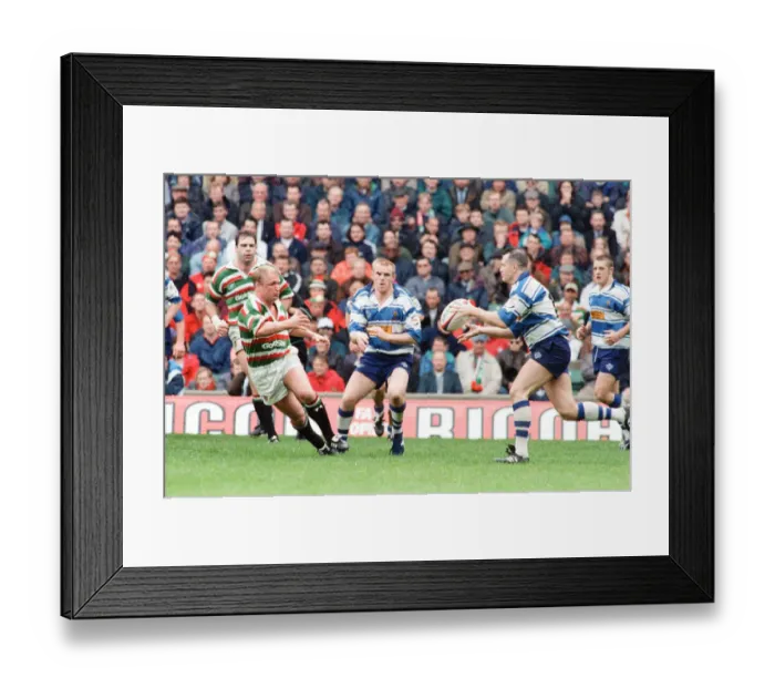 Framed Print : Leicester v Sale, The Pilkington Cup Final at Twickenham, Saturday 10th May 1997