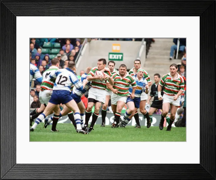 Framed Print : Leicester v Sale, The Pilkington Cup Final at Twickenham, Saturday 10th May 1997