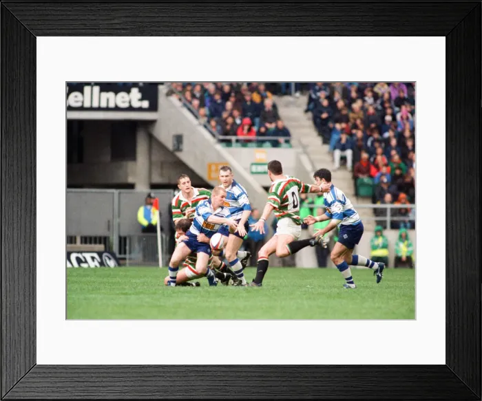 Framed Print : Leicester v Sale, The Pilkington Cup Final at Twickenham, Saturday 10th May 1997
