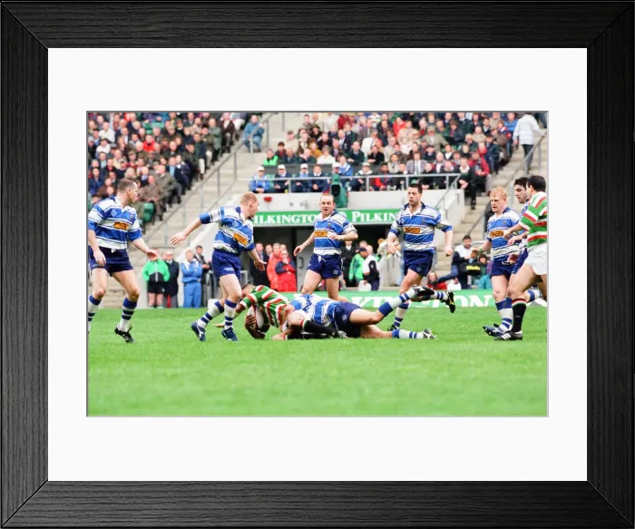Framed Print : Leicester v Sale, The Pilkington Cup Final at Twickenham, Saturday 10th May 1997