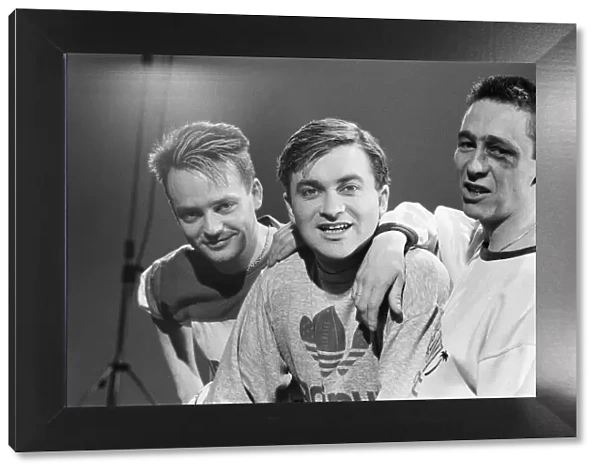 Harry Enfield with Paul Whitehouse and Charles Higson 17th April 1988