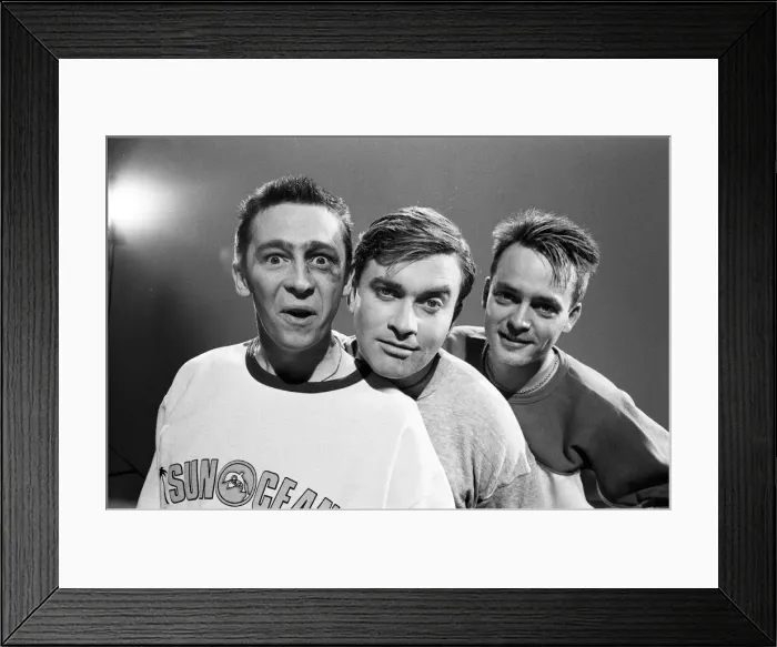 Framed Print : Harry Enfield with Paul Whitehouse and Charles Higson. 17th April 1988 Framed Print : Harry Enfield with Paul Whitehouse and Charles Higson. 17th April 1988