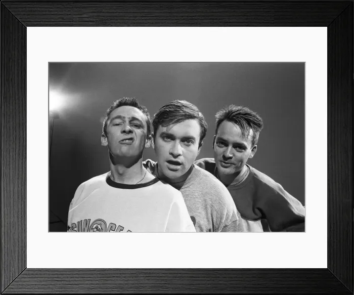 Framed Print : Harry Enfield with Paul Whitehouse and Charles Higson. 17th April 1988 Framed Print : Harry Enfield with Paul Whitehouse and Charles Higson. 17th April 1988