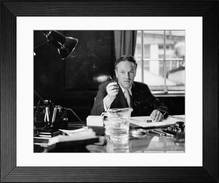Framed Print : Daily Mirrors Hugh Cudlipp Picture taken 2nd March 1954 Staff Pic Framed Print : Daily Mirrors Hugh Cudlipp Picture taken 2nd March 1954 Staff Pic