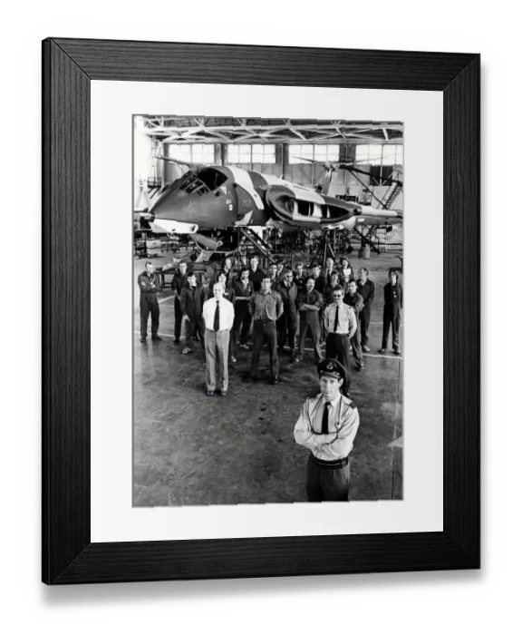 Framed Print : Aviation - RAF St Athan - W / Comdr Malcolm Bartlett (foreground) Framed Print : Aviation - RAF St Athan - W / Comdr Malcolm Bartlett (foreground)