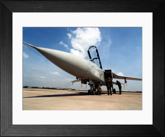 Framed Print : Aviation - RAF St Athan - A Royal Airforce Tornado F3 fighter aircraft at St Athan - 22nd