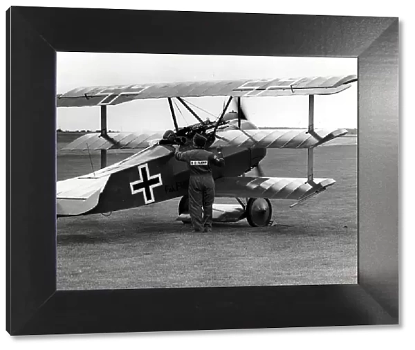 Aviation - RAF St Athan - The replica of Manfred Von Richthofen