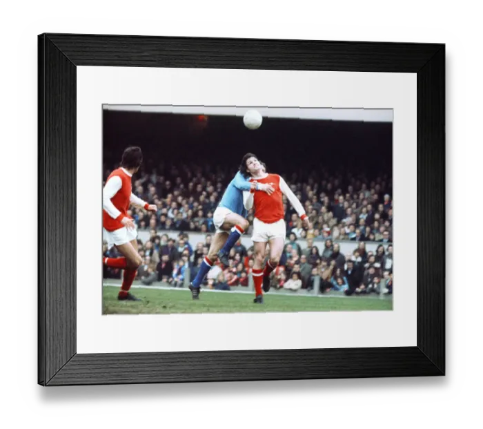 Framed Print : English League Division One match at Highbury Arsenal 2 v Manchester City 0