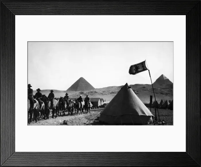 Framed Print : Australian contingent of the Egyptian Expeditionary Force Framed Print : Australian contingent of the Egyptian Expeditionary Force