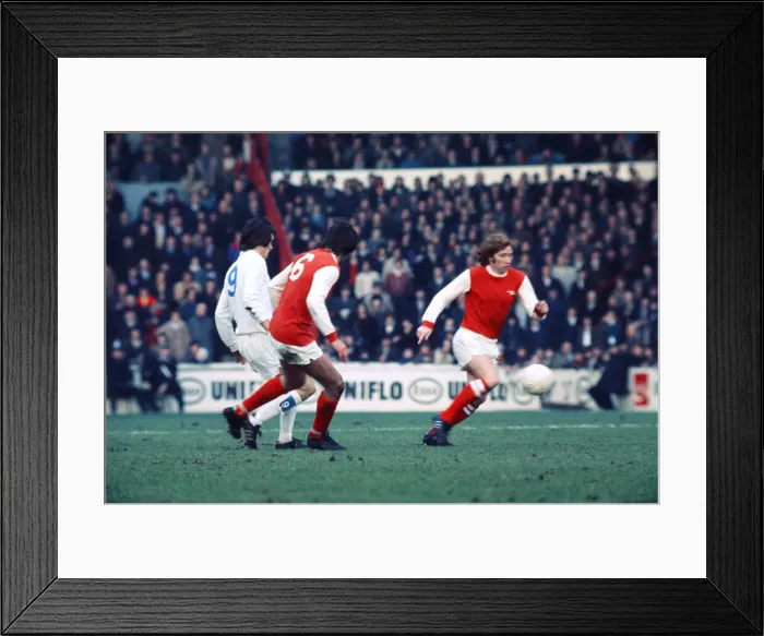 Framed Print : English League Division One match at Elland Road. Leeds United 3 v Arsenal 1 Framed Print : English League Division One match at Elland Road. Leeds United 3 v Arsenal 1