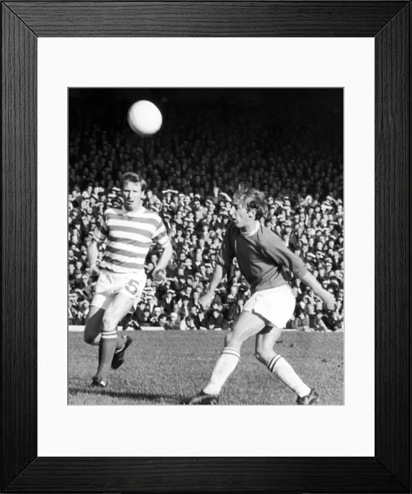 Framed Print : Celtic 2-2 St Johnstone, league match at Celtic Park, October 1970 Framed Print : Celtic 2-2 St Johnstone, league match at Celtic Park, October 1970