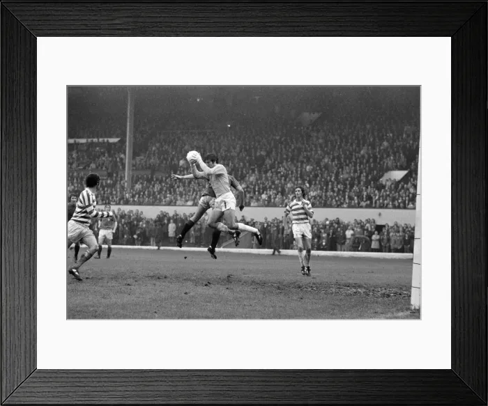Framed Print : The 1975 Glasgow Cup Final contested between Rangers and Celtic at Hampden Park Framed Print : The 1975 Glasgow Cup Final contested between Rangers and Celtic at Hampden Park