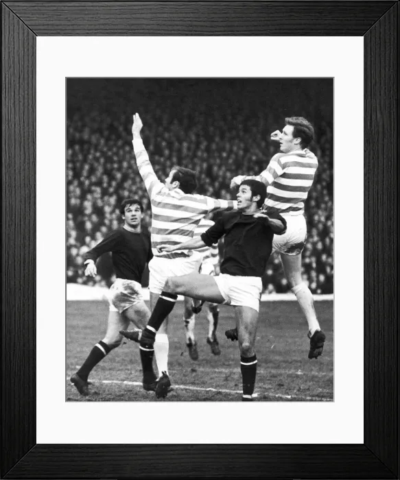 Framed Print : Celtic 2-0 Dundee United, league match at Celtic Park, 6th December 1969 Framed Print : Celtic 2-0 Dundee United, league match at Celtic Park, 6th December 1969