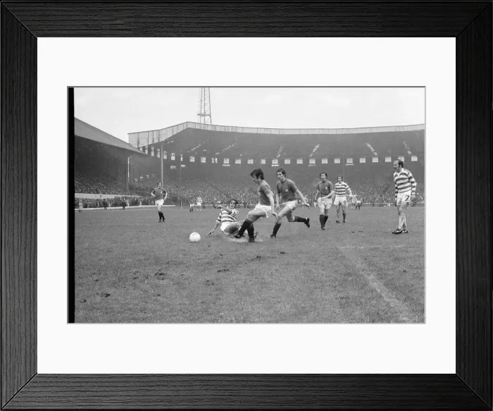 Framed Print : The 1975 Glasgow Cup Final contested between Rangers and Celtic at Hampden Park Framed Print : The 1975 Glasgow Cup Final contested between Rangers and Celtic at Hampden Park