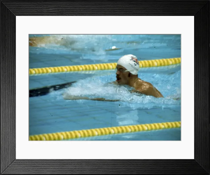 Framed Print : David Wilkie, Olympic Champion, 200 metre breaststroke, Montreal Olympics, Canada Framed Print : David Wilkie, Olympic Champion, 200 metre breaststroke, Montreal Olympics, Canada